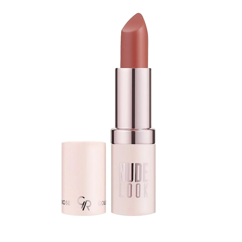 9 رژ لب جامد مات گلدن رز مدل Nude Look - تصویر 1