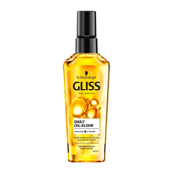روغن آرگان ترمیم کننده مو گلیس مدل Oil-Elixir