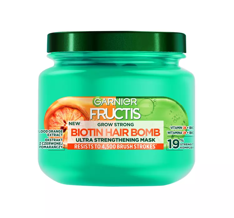 GARNIER-FRUCTIS-GROW-STRONG-STARKENDE-HAARMASKE ماسک مو تقویت کننده گارنیه مدل Grow Strong - تصویر 1