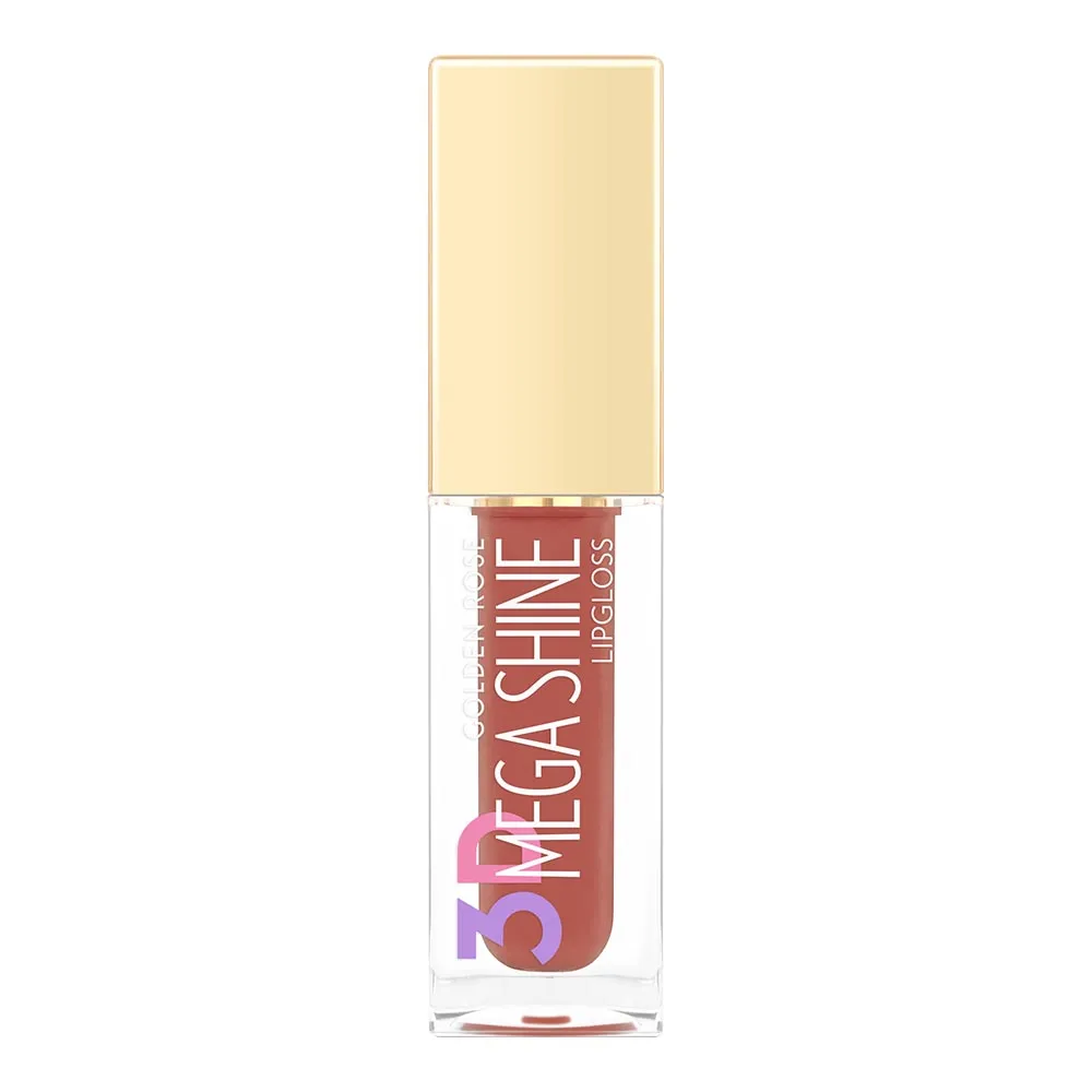 Golden-Rose-3D-Mega-Shine-Lipgloss-112 لیپ گلاس حجم دهنده گلدن رز مدل Mega Shine - تصویر 1