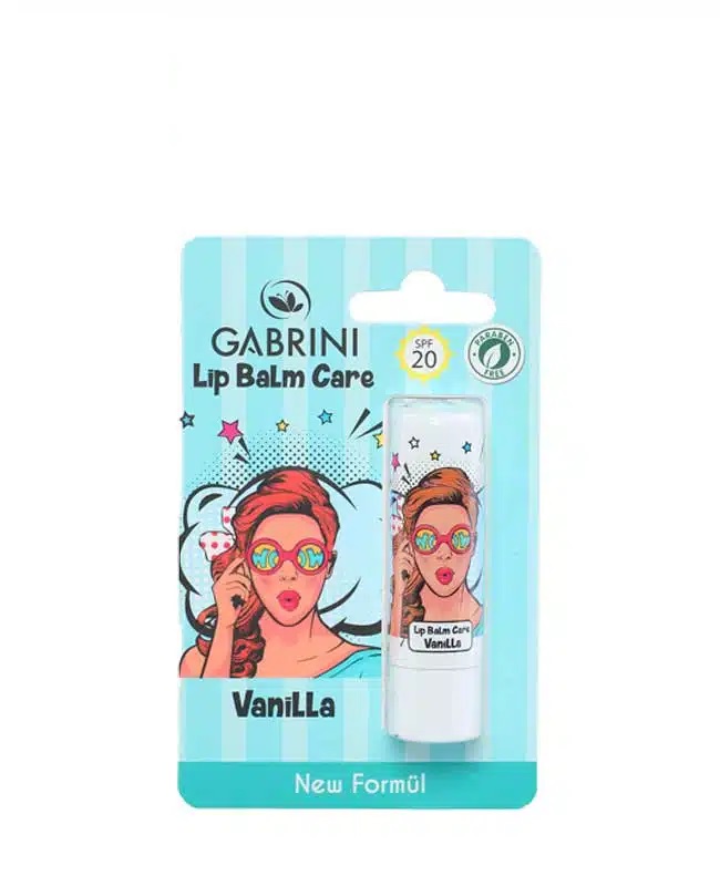 gabrini-lip-balm-vanilla بالم لب گابرینی با رایحه وانیل - تصویر 1