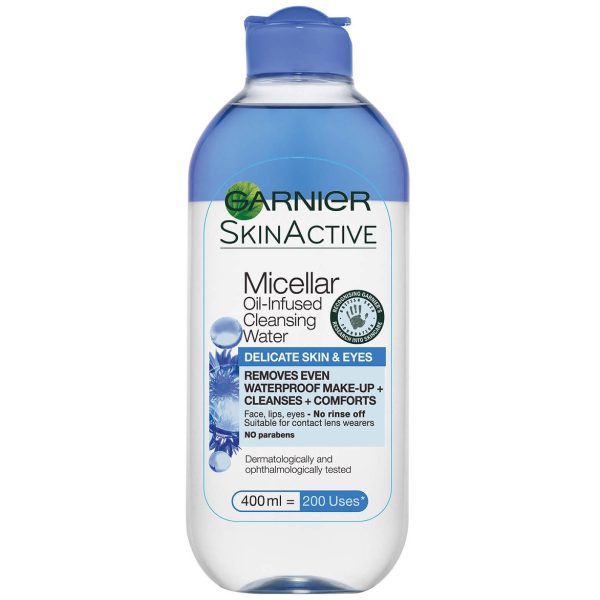 garnier-blue-two-phase-micellar میسلار واتر دو فاز گارنیه حاوی عصاره گل گندم - تصویر 1