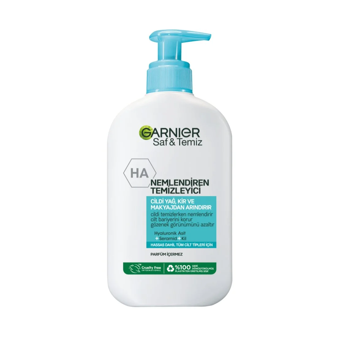 garnier-pure-active-250ml ژل شستشوی آبرسان حاوی هیالورونیک اسید گارنیه (حجم 250 میل) - تصویر 1