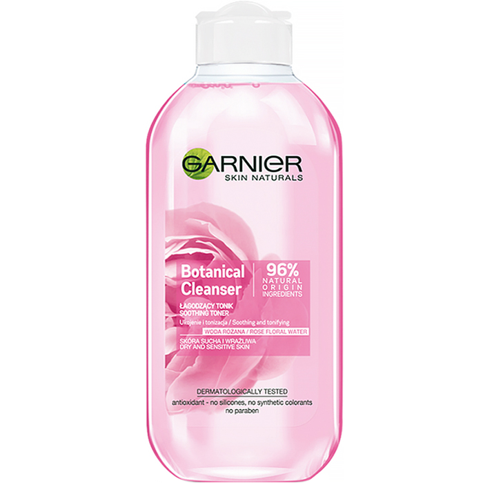 garnier-rose-toner تونر عصاره گل رز بوتانیکال گارنیه - تصویر 1