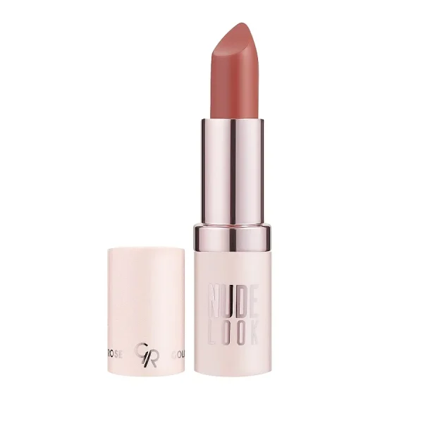 رژ لب جامد مات گلدن رز مدل Nude Look