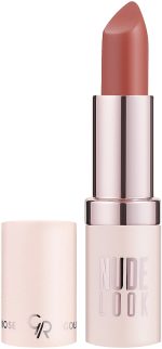 رژ لب جامد مات گلدن رز مدل Nude Look - تصویر 5