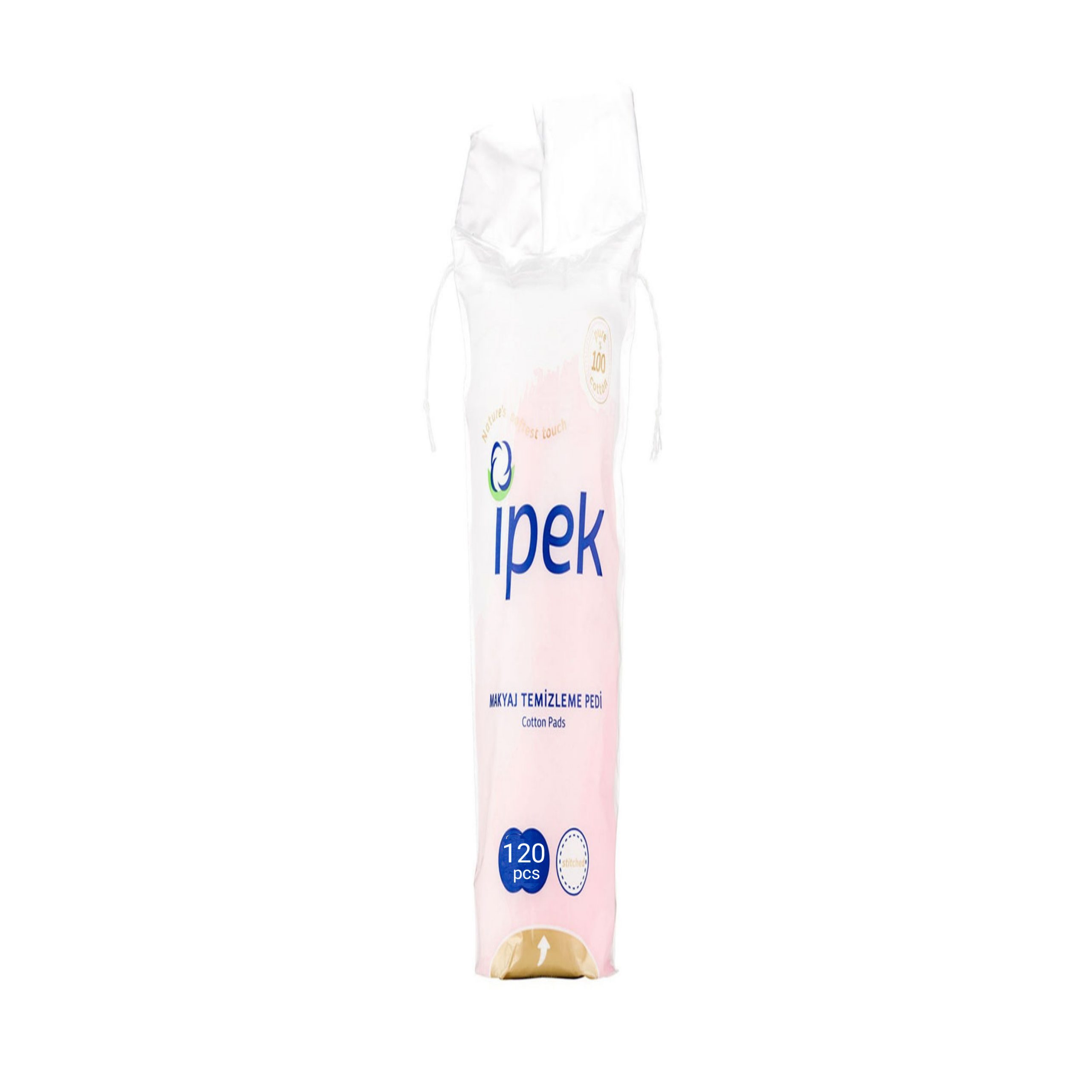 ipek-120 پد پاک کننده آرایش ایپک 120 عددی - تصویر 1
