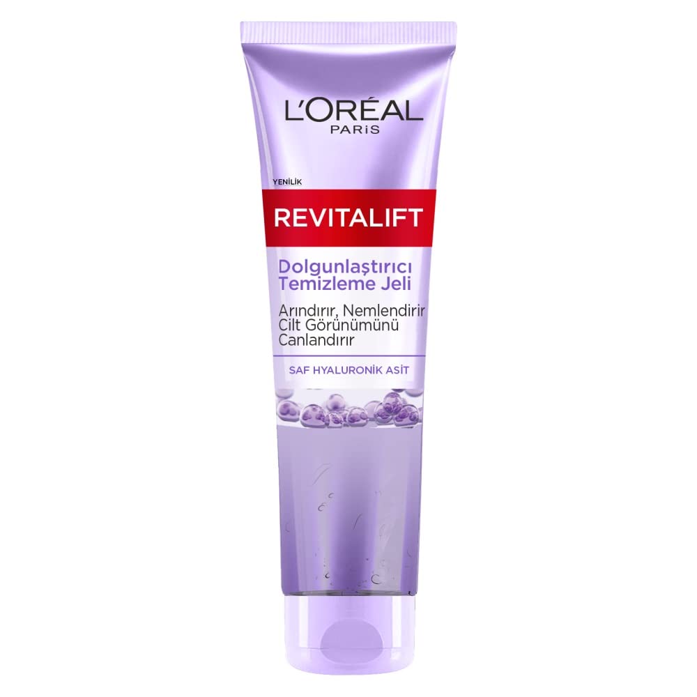 loreal-revitalift-hyaluronuic-gel-wash ژل شستشو صورت حاوی هیالورونیک اسید لورال مدل Revitalift - تصویر 1
