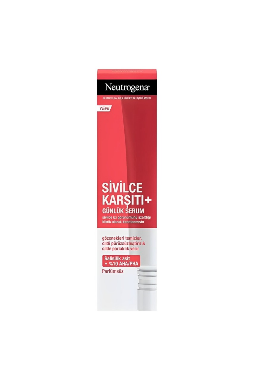 neutrogena-clear-defend-serum سرم سالیسیلیک اسید+PHA+AHA ضد جوش پلاس نوتروژینا - تصویر 1