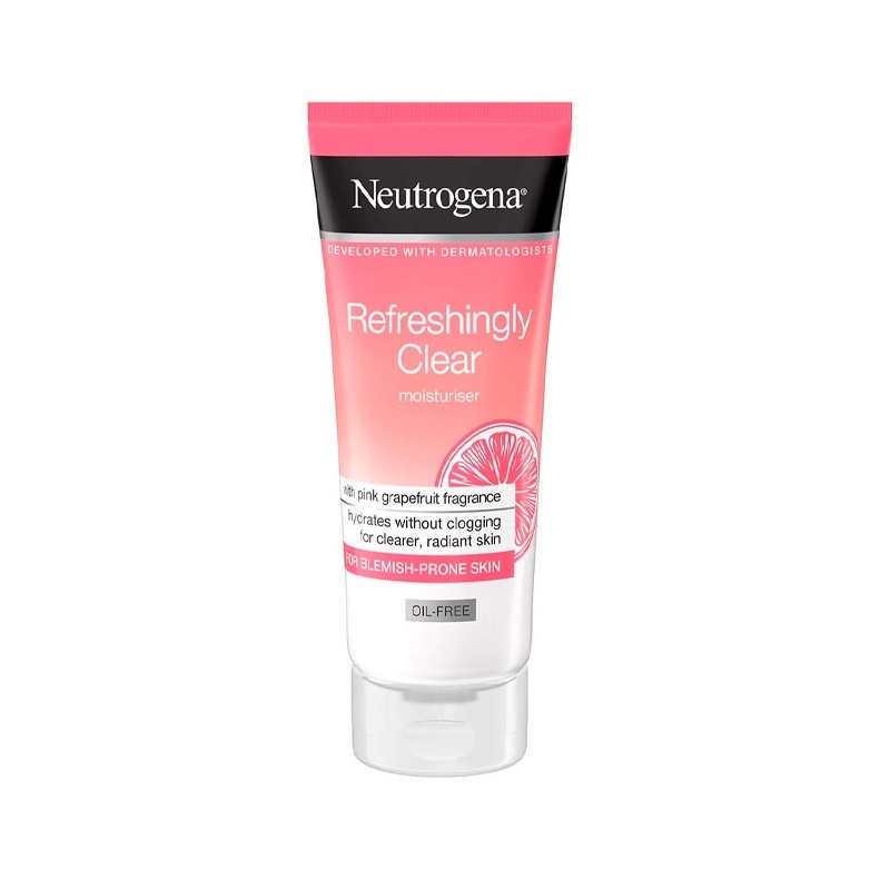 neutrogena-refreshingly-clear-moisturiser-1 مرطوب کننده گریپ فروت نوتروژینا فاقد چربی - تصویر 1