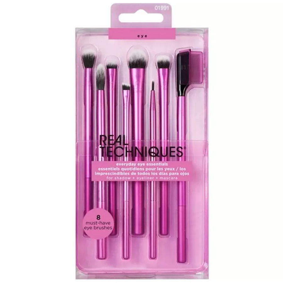 real-techniques-eye-brush-set ست براش آرایش چشم ریل تکنیک مدل Everyday Eye Essentials - تصویر 1