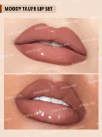 ست خط لب و رژ لب مایع دو سر شیگلم مدل SOFT 90’S Glam - تصویر 10