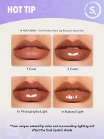 ست خط لب و رژ لب مایع دو سر شیگلم مدل SOFT 90’S Glam - تصویر 15