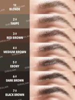 پالت سایه ابرو شیگلم رنگ 101 Dark Brown - تصویر 5