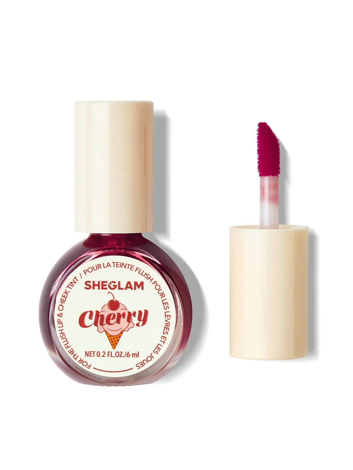 sheglam-FOR-THE-FLUSH-LIP-CHEEK-TINT-CHERRY-PICKED تینت لب و گونه شیگلم مدل For The Flush Lip & Cheek - تصویر 1