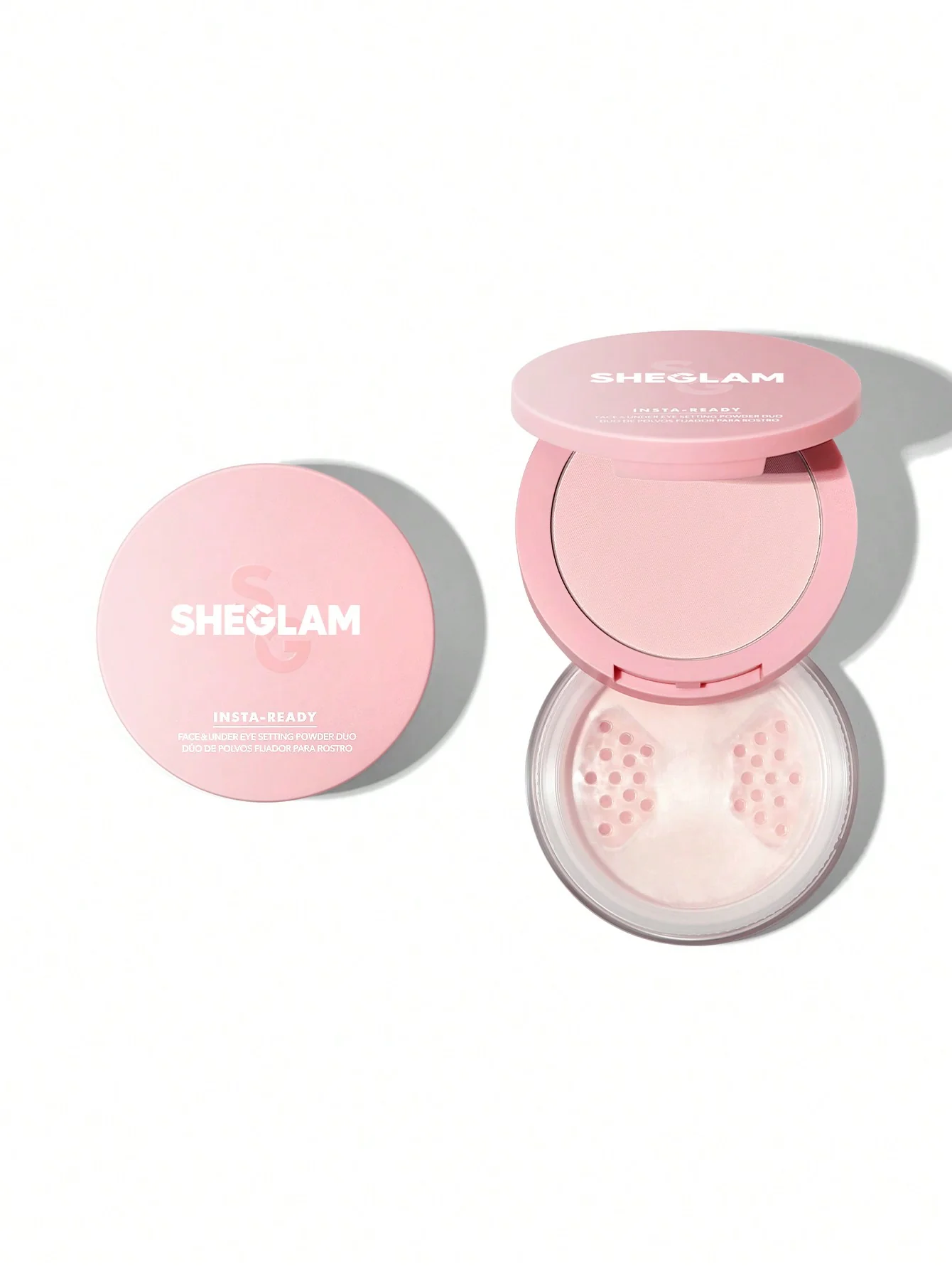 sheglam-INSTA-READY-FACE-UNDER-EYE-SETTING-POWDER-DUO-BUBBLEGUM-1 پودر فیکس شیگلم مدل Bubblegum - تصویر 1