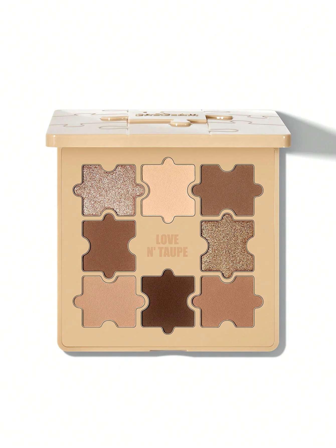 sheglam-JAZY-JIGSAW-EYESHADOW-PALETTE-LOVE-N-TAUPE پالت سایه چشم طرح پازلی شیگلم مدل Love N' Taupe - تصویر 1