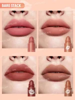 رژلب 4 تایی شیگلم رنگ NUDE-BARE STACK - تصویر 3
