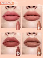 رژلب 4 تایی شیگلم رنگ NUDE-BARE STACK - تصویر 8