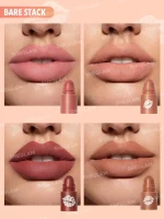رژلب 4 تایی شیگلم رنگ NUDE-BARE STACK - تصویر 4