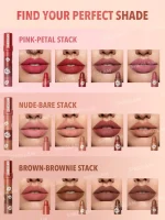 رژ لب 4 تایی شیگلم رنگ Pink Petal Stack - تصویر 5