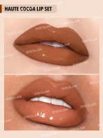 ست خط لب و رژ لب مایع دو سر شیگلم مدل SOFT 90’S Glam - تصویر 4