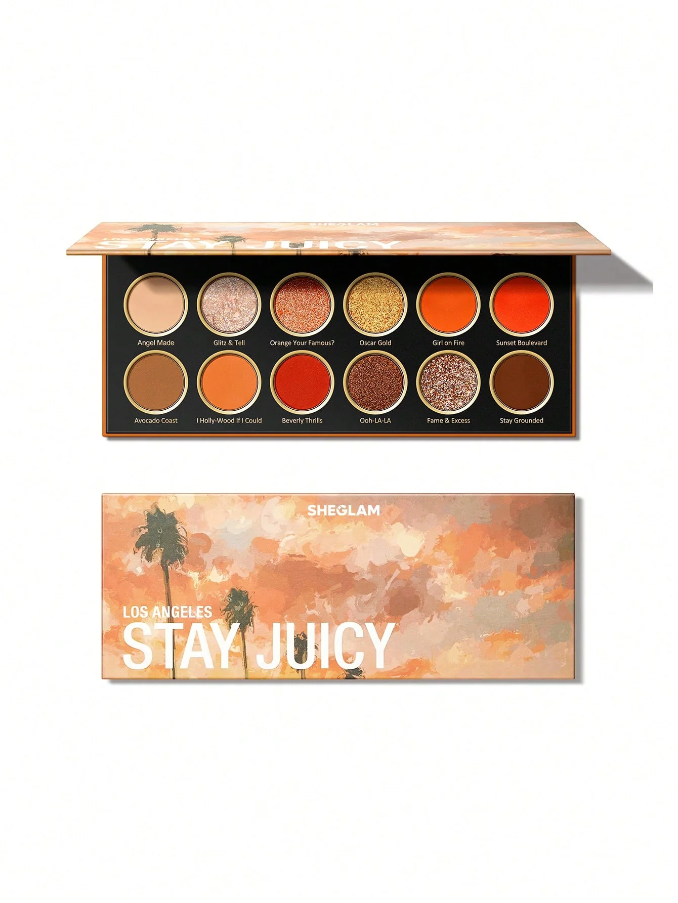 sheglam-STAY-JUICY-LA-PALETTE پالت سایه شیگلم مدل STAY JUICY - تصویر 1