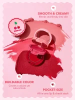 رژلب و رژگونه 3طبقه شیگلم رنگ Very Cherry - تصویر 4