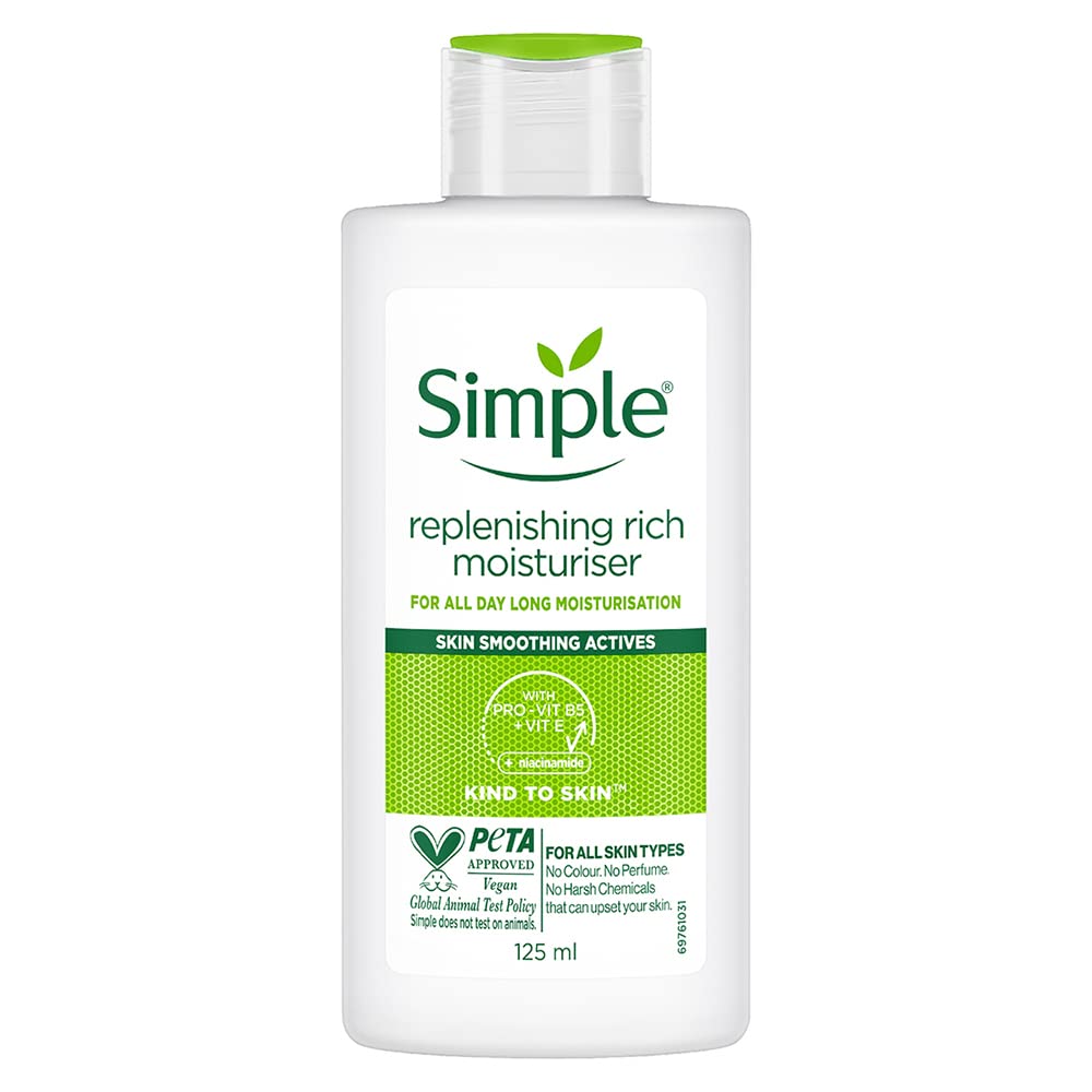 simple-hydrating-rich-moisturiser کرم آبرسان و مرطوب کننده سیمپل مدل Rich - تصویر 1