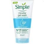 ژل میسلار شوینده صورت سیمپل مدل Water Boost