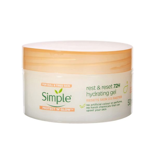 ژل کرم آبرسان 72 ساعته سیمپل مدل Protect N Glow