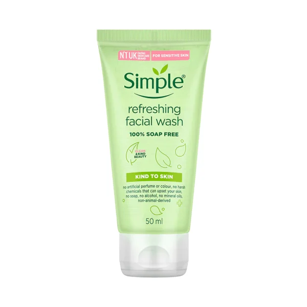 ژل شستشو صورت سیمپل مدل Refreshing (50ml)