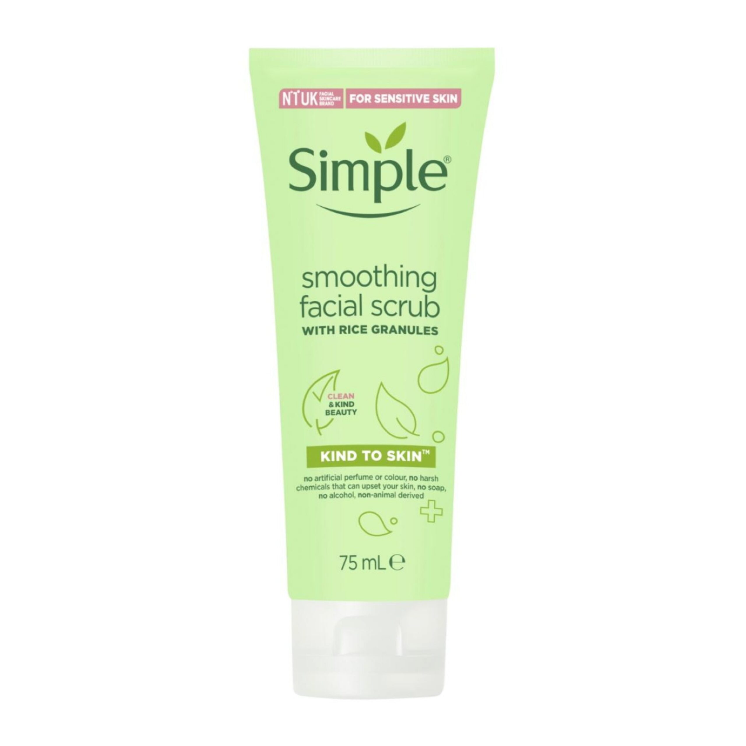 simple-smoothing-facial-scrub اسکراب روشن کننده برنج سیمپل - تصویر 1