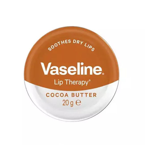 vaseline-lip-balm بالم لب کاسه ای عصاره کره کاکائو وازلین - تصویر 1