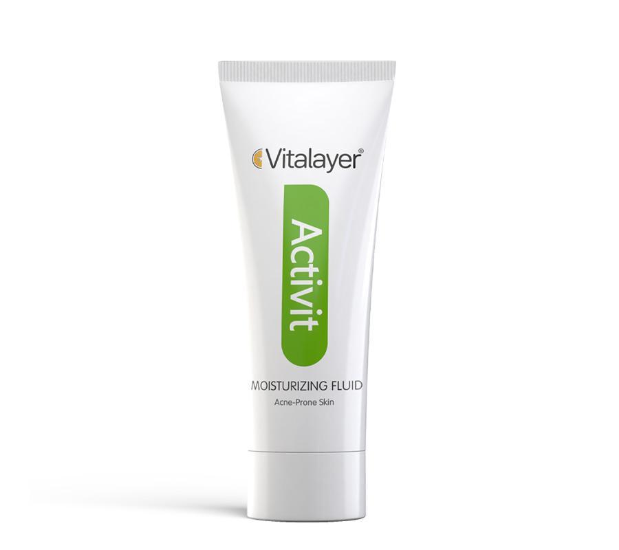 vitalayer-activit-moisturizing-fluid فلوئید مرطوب کننده صورت اکتی ویت ویتالیر - تصویر 1