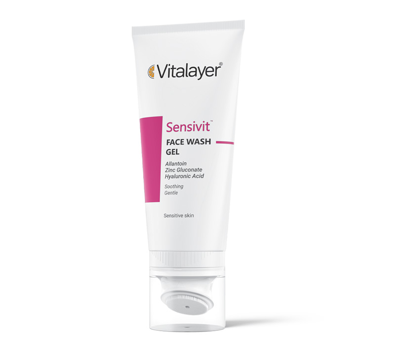vitalayer-sensivit-face-gel ژل براش شستشوی صورت سنسی ویت ویتالیر - تصویر 1