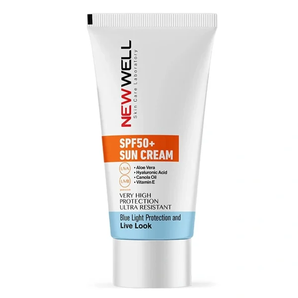 کرم ضد آفتاب بی رنگ SPF50+ نیوول